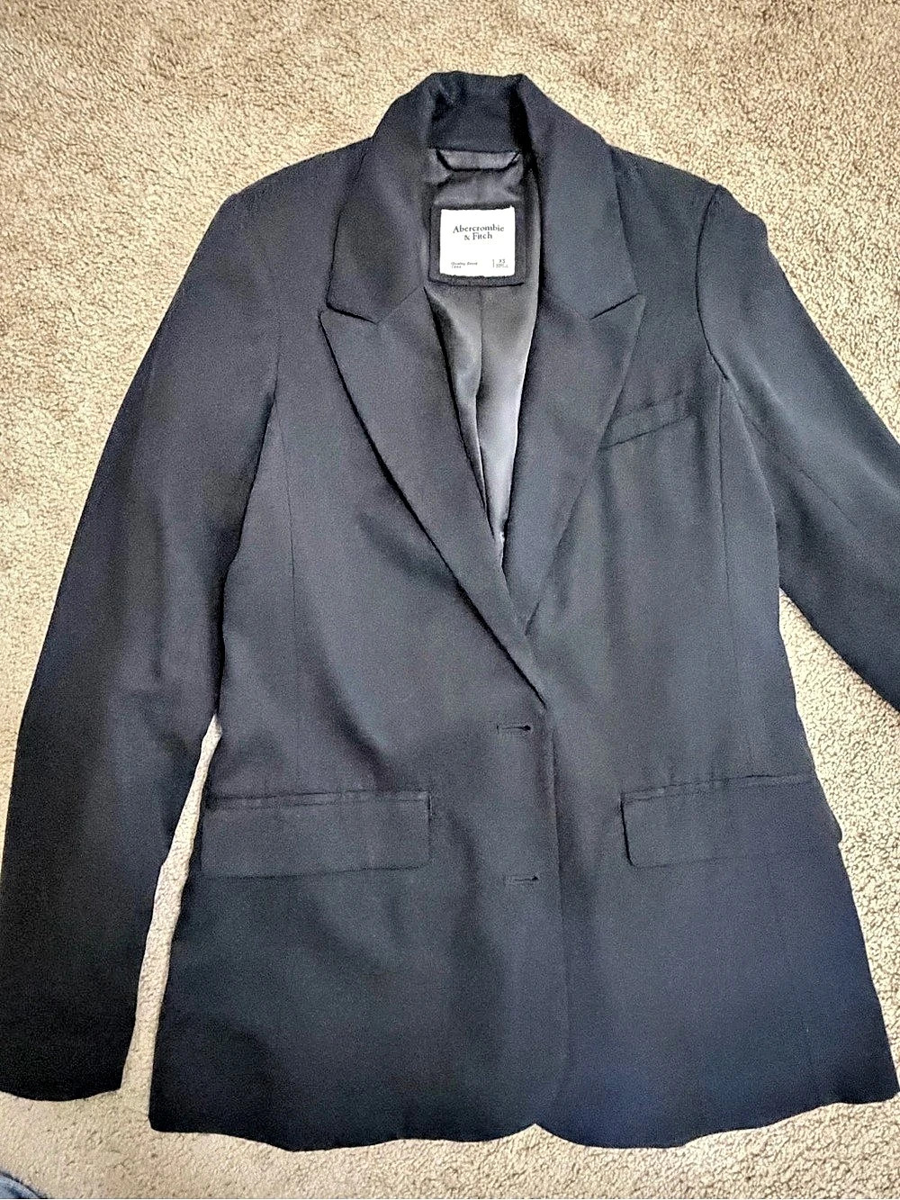 Abercrombie & Fitch Women's Blazer Black Size XS Like New